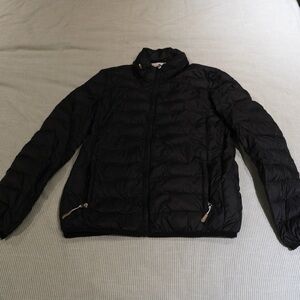 TUMI Pax Packable Puffer Jacket, Converts to Neck Pillow – Women’s Size S Black